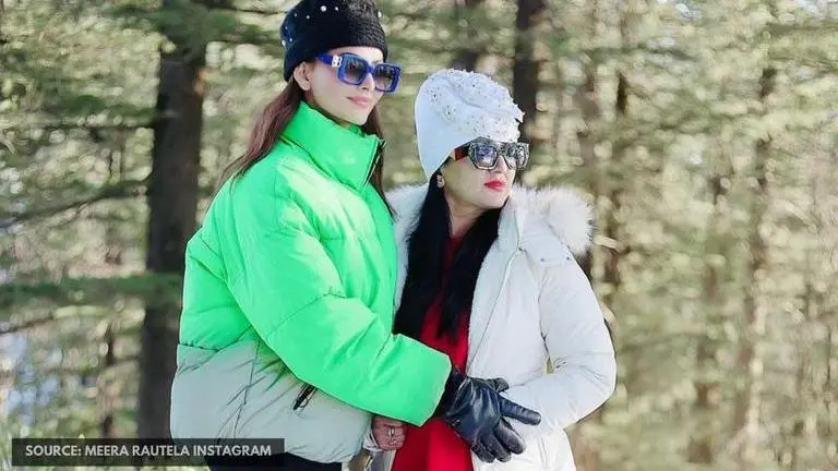 Urvashi Rautela's mother gives a befitting reply to troll calling her 'Saasu Maa'; read on Source: Instagram