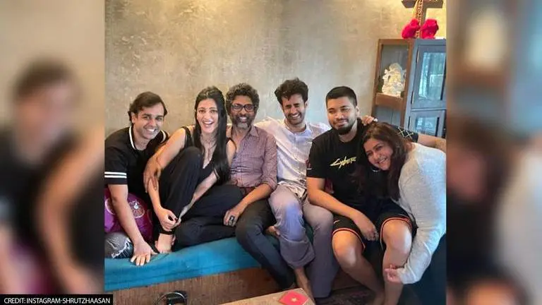 A glimpse inside Shruti Haasan and Santanu Hazarika's elaborate luncheon for friends Shruti Haasan