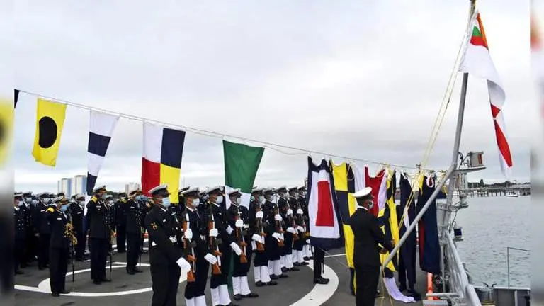 INS Tabar hosts special Independence Day ceremony in UK Independence Day