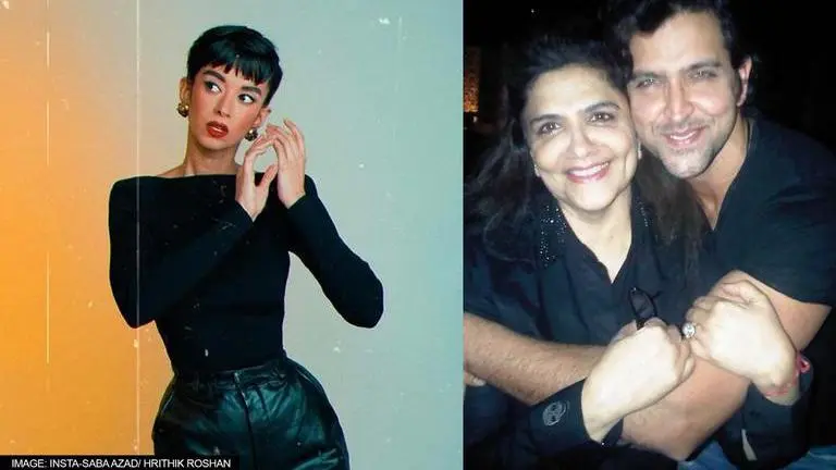 Saba Azad leaves Hrithik Roshan's mom Pinkie Roshan gushing over her Audrey Hepburn look saba azad, Hrithik Roshan, Pinkie Roshan