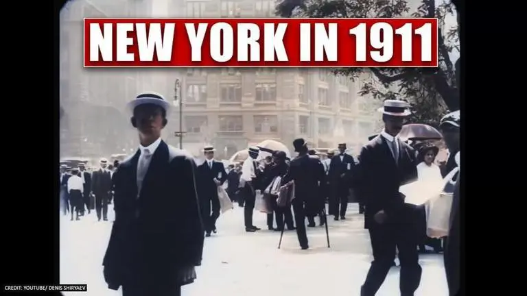 'Magnificent': Footage of 1911 New York City created using artificial intelligence footage