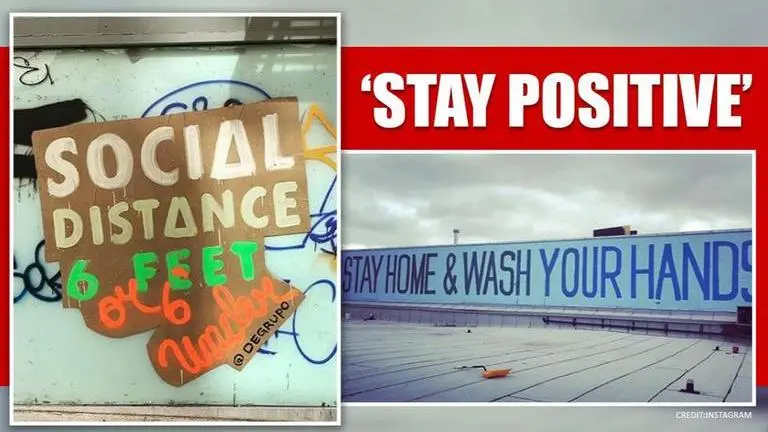 Street artist takes to New York City walls to spread awareness about COVID-19 Street artists