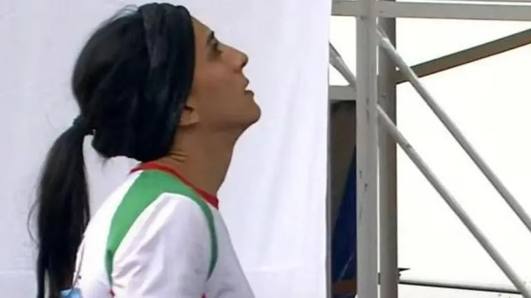 Iranian climbing athlete Elnaz Rekabi completes competition without hijab, feared missing Elnaz Rekabi