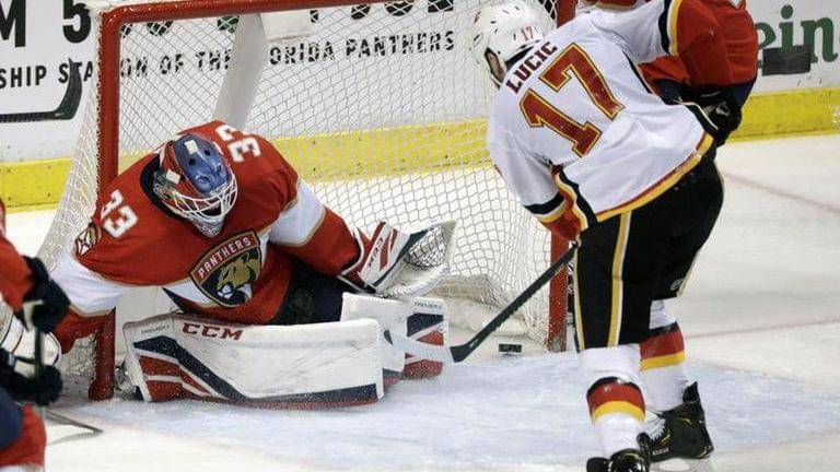 Talbot makes 38 saves, Flames beat Panthers 3-0- Republic World