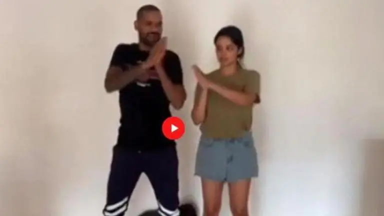 Shikhar Dhawan posts dance video as birthday wish for daughter, gets comic reply: Watch Shikhar Dhawan