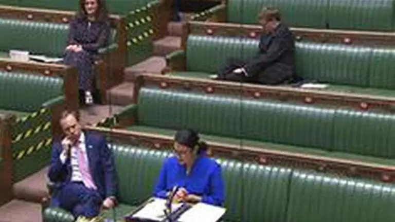 Patel defends quarantine for travelers arriving in UK Patel defends quarantine for travelers arriving in UK