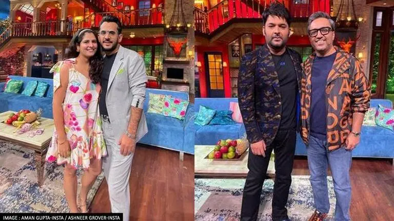 'Shark Tank India' judges to arrive on 'The Kapil Sharma Show' with partners; see BTS pics Shark tank