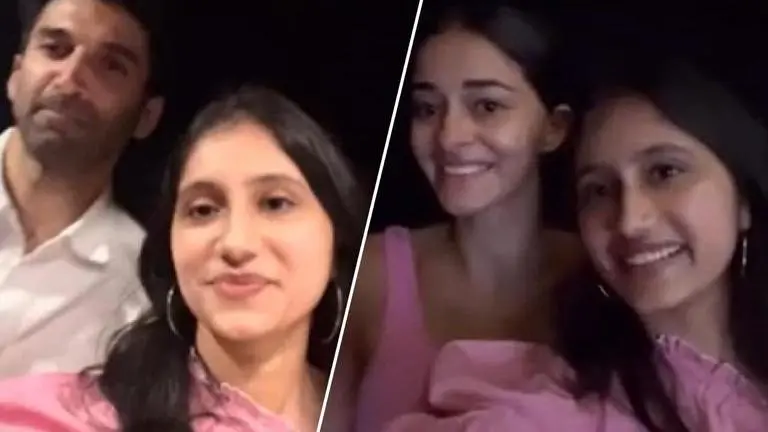 Ananya Panday radiates Barbiecore magic as she enjoys movie night with Aditya Roy Kapur Ananya Panday