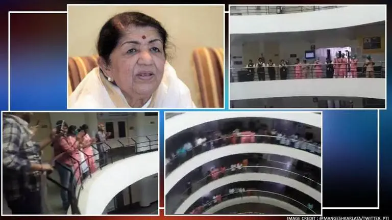 Lata Mangeshkar shares scenes at family hospital as heroes of COVID-19 battle are hailed Lata Mangeshkar shares scenes at family hospital as heroes of COVID-19 battle are hailed