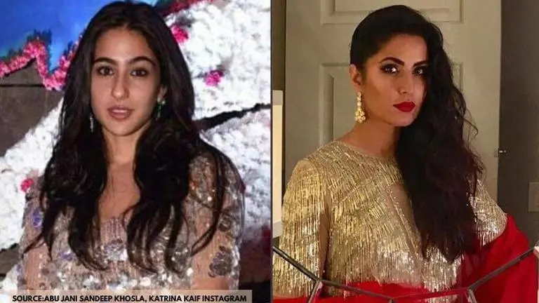 Sara Ali Khan Or Katrina Kaif: Who styled the crystal tasselled blouse better? sara ali khan
