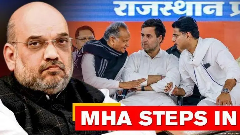 MHA seeks report from Rajasthan Secretary on phone tapping amid political tussle: Sources MHA