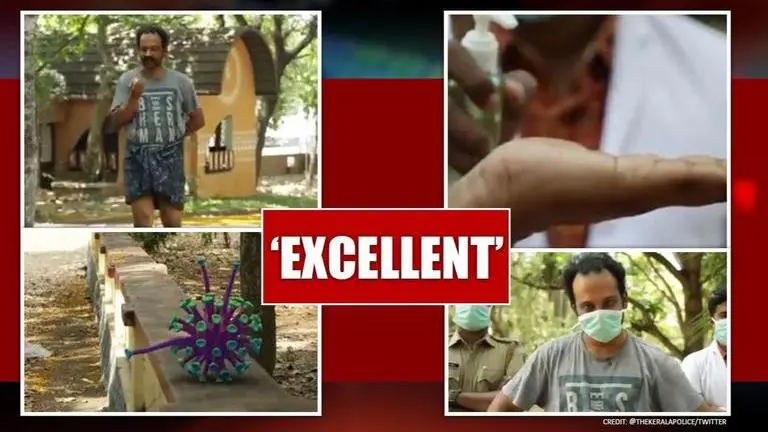 Kerala Police demonstrate how to break coronavirus chain through 'innovative' video Kerala Police