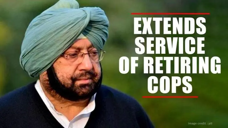 Amarinder Singh extends service of retiring cops to strengthen battle against COVID-19 Amarinder Singh
