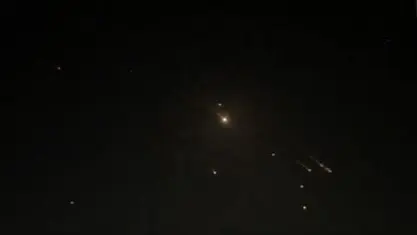 Iran launched a swarm of explosive drones and fired missiles at Israel late on Saturday in its first ever direct attack on Israeli territory