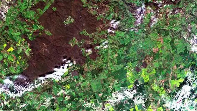 NASA's new instrument to map Earth's mineral dust composition takes first image from ISS NASA