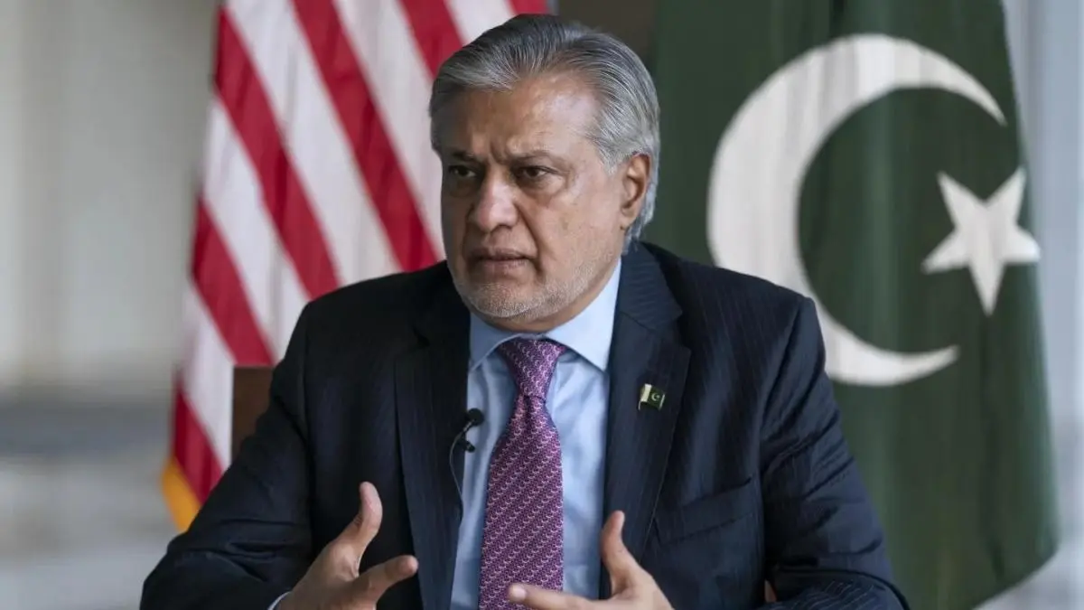 Pakistan's Foreign Minister Ishaq Dar