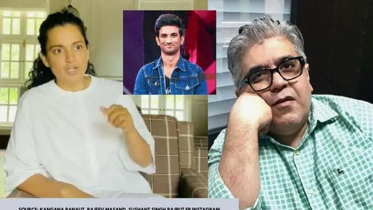 Kangana says Masand 'kept close eye on Sushant's career'; shares alleged 'blind article' Kangana Ranaut