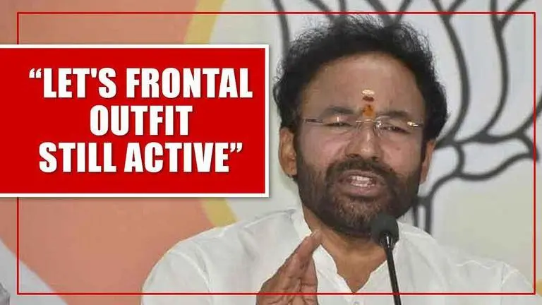 LeT front FIF still active online: MoS Home Reddy exposes Pakistan LeT