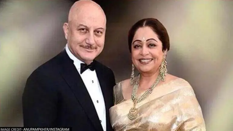 Anupam Kher wishes wife Kirron on 36th wedding anniversary; shares throwback pictures Kirron Kher