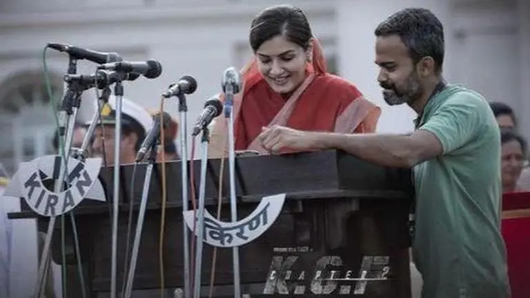 KGF 2 director Prashanth Neel calls Raveena Tandon 'most intimidating PM' on her birthday Raveena Tandon, prashanth neel