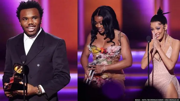 Grammys 2022: Doja Cat cries after bagging Best Pop Duo award, Baby Keem wins his first Grammys 2022