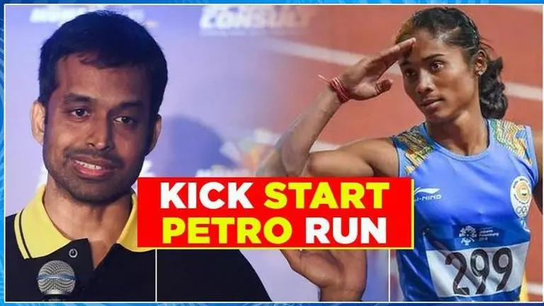 PSPB's 'Petro Run' flagged off by Hima Das and Pullela Gopichand PSPB