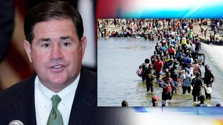 Arizona Governor Doug Ducey urges US President Biden to act as migrant crisis escalates Arizona