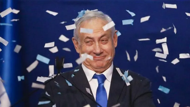 Likud celebrations, counting after Israel exit polls Likud celebrations, counting after Israel exit polls