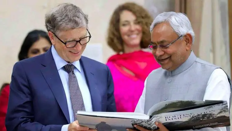 Bill Gates meets Bihar CM Nitish Kumar in Patna, lauds govt efforts to fight poverty Bill Gates