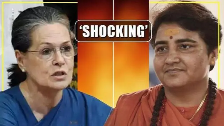 Sonia Gandhi 'shocked' over Pragya Thakur's 'Deshbhakt' intervention on Godse Pragya Thakur