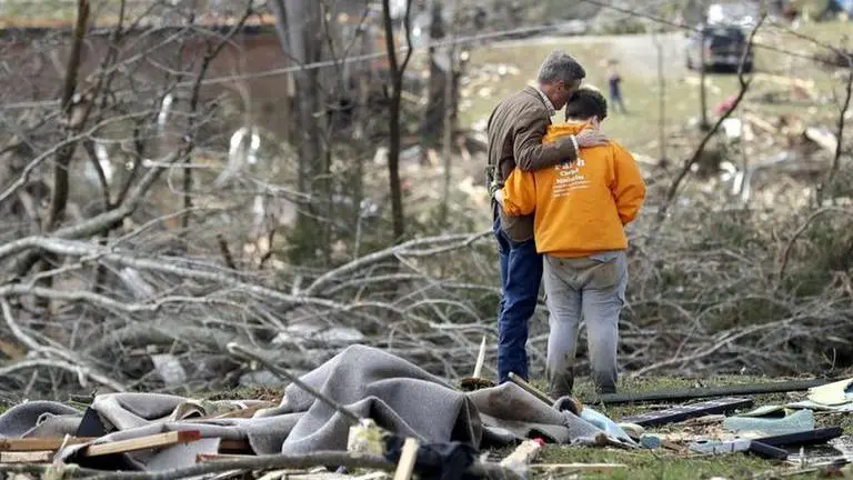 Trump offers condolences to tornado ravaged states