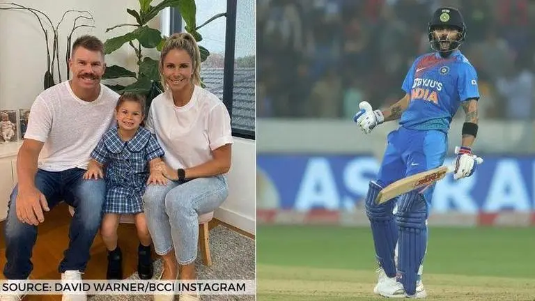 David Warner thanks Virat Kohli for THIS special gift to his daughter david warner