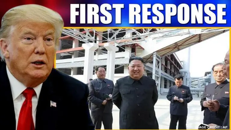 Donald Trump issues first response as Kim Jong-un re-appears amid death rumours Donald Trump