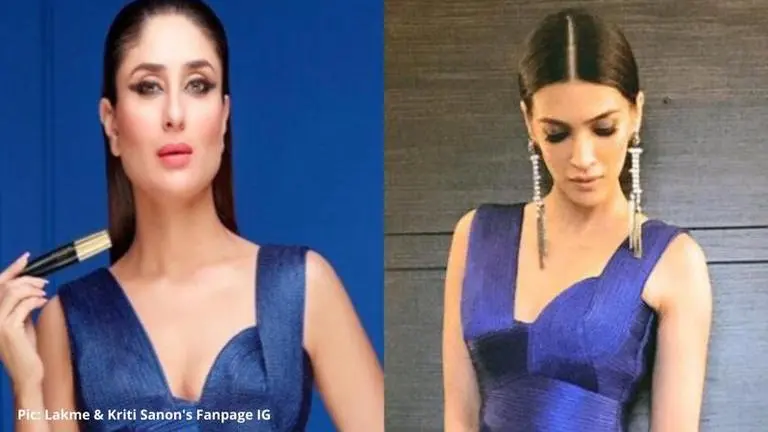 Kriti Sanon or Kareena Kapoor Khan: Who wore the blue Amit Aggarwal couture better? Kriti Sanon