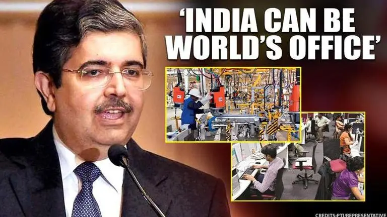 'China is world's factory, India can be its office': Kotak Mahindra Bank CEO Uday Kotak Kotak