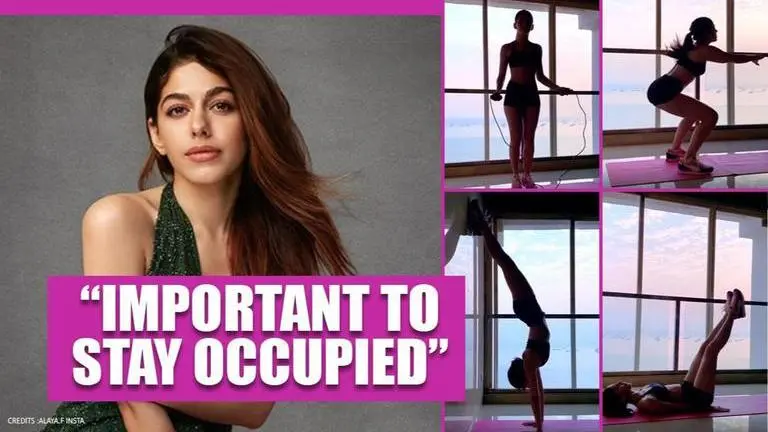 Alaya F shares her home workout, urges 'important to nurture health more than ever' Alaya F
