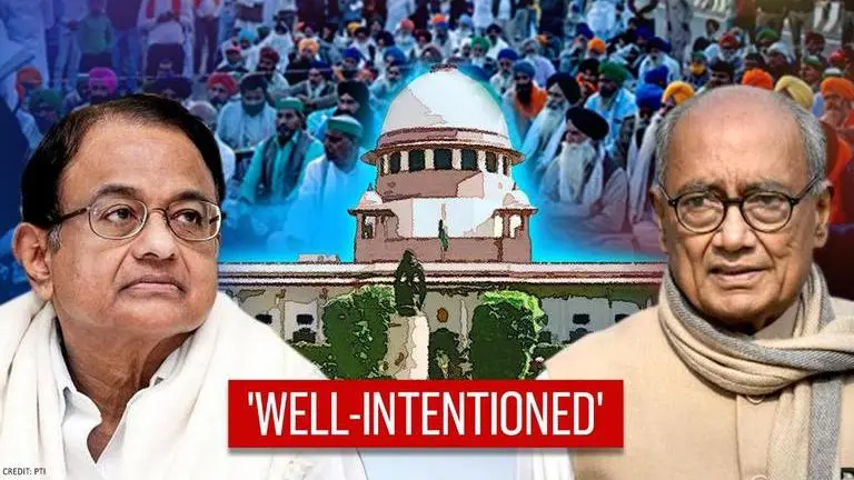 Chidambaram defends SC forming farm laws committee; joins Digvijaya in questioning members Chidambaram