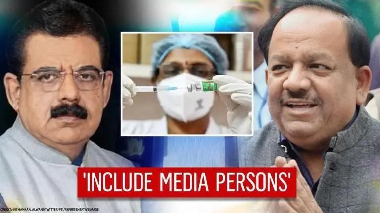 BJP MP urges Health Minister to include media persons in priority list for Covid vaccine Indore