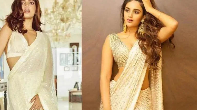 Bhumi Pednekar vs Nidhhi Agerwal: Whose sequin saree steals the show? Bhumi Pednekar