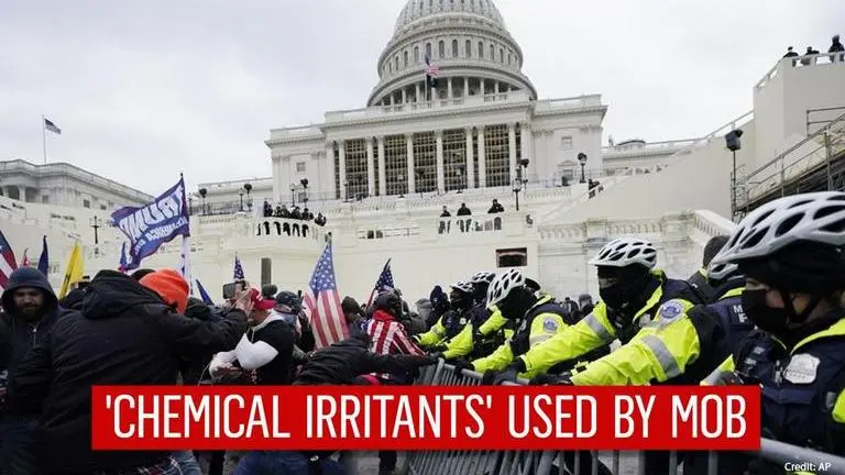 DC police chief says pro-Trump protesters used chemical irritants on police to break into Capitol