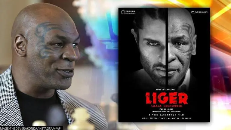 'Liger': Mike Tyson unveils his first look from Vijay Deverakonda starrer film on Diwali Liger,, Mike Tyson, Vijay Deverakonda, Ananya Panday, Mike Tyson first look poster