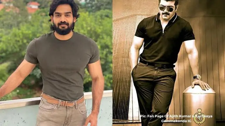 Kartikeya Gummakonda gives subtle hints on collaborating with Thala Ajith; See tweet Kartikeya Gummakonda