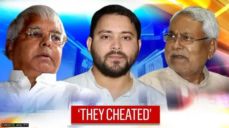 Tejashwi diverts from Lalu's audiotape; levels counter-charge over Bihar Speaker poll loss Lalu Yadav