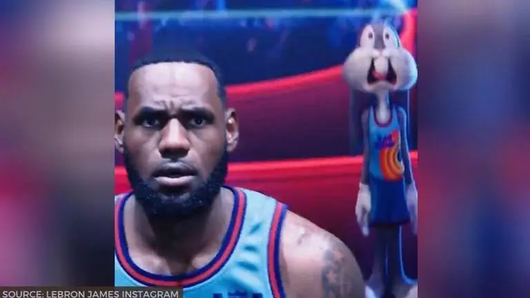 LeBron James hairline jokes resurface again online after Space Jam 2 sneak peak releases lebron james hairline