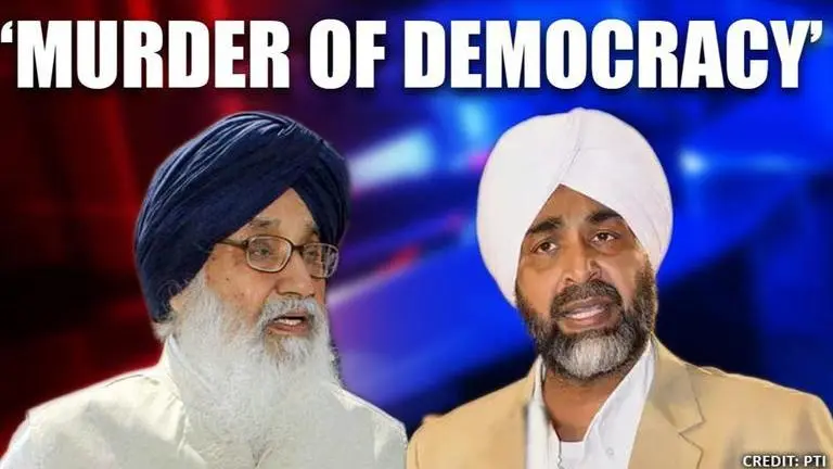 SAD patron says detaining families of farmers who committed suicide is murder of democracy SAD