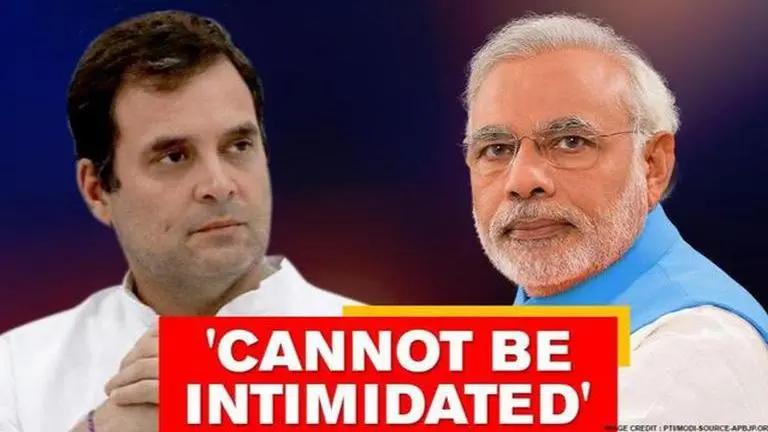 Post-announcement of probe into Cong-linked trusts, Rahul takes on PM over 'intimidation' Rahul Gandhi