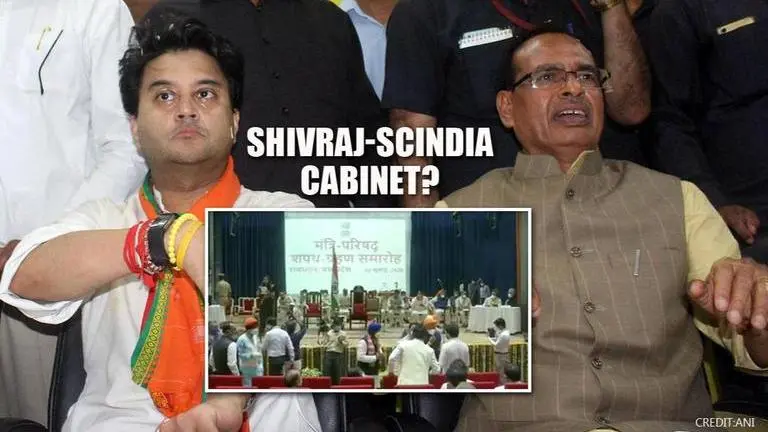 CM Shivraj Chouhan inducts a dozen Scindia-loyalists in 28-minister MP Cabinet expansion
