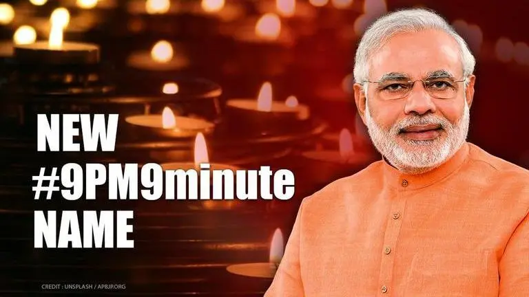 Minutes to go, PM Modi coins new name for '9 minutes at 9 pm' Covid battle with light PM Modi