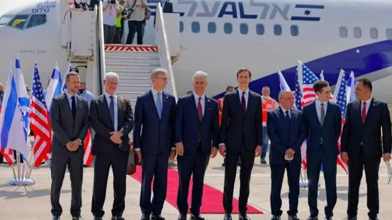 Historic first Israel-UAE plane carrying officials takes off from Ben Gurion Airport israel