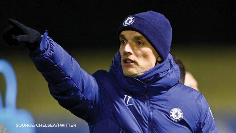 Chelsea's new boss thomas tuchel takes late training session as blues prepare for wolves